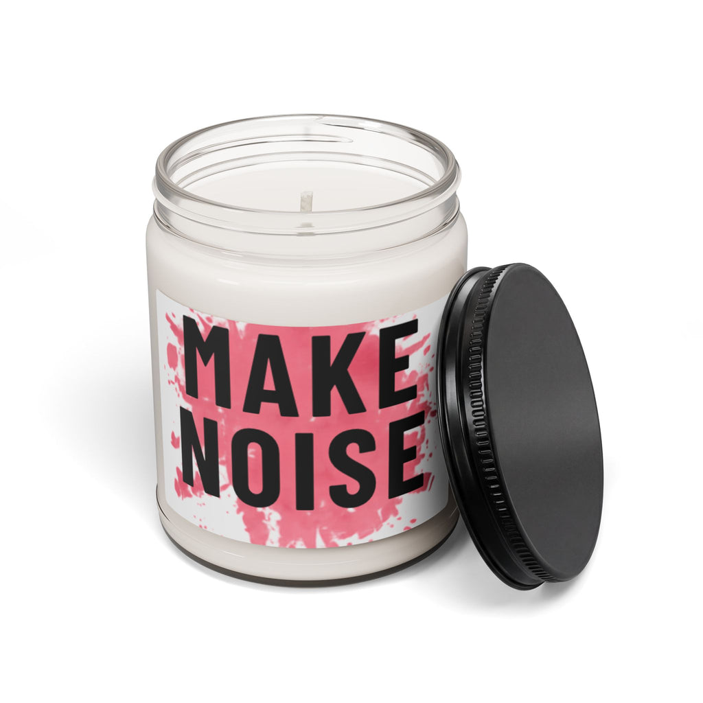 Make Noise Scented Soy Candle — 9oz Motivational Pink Statement Candle