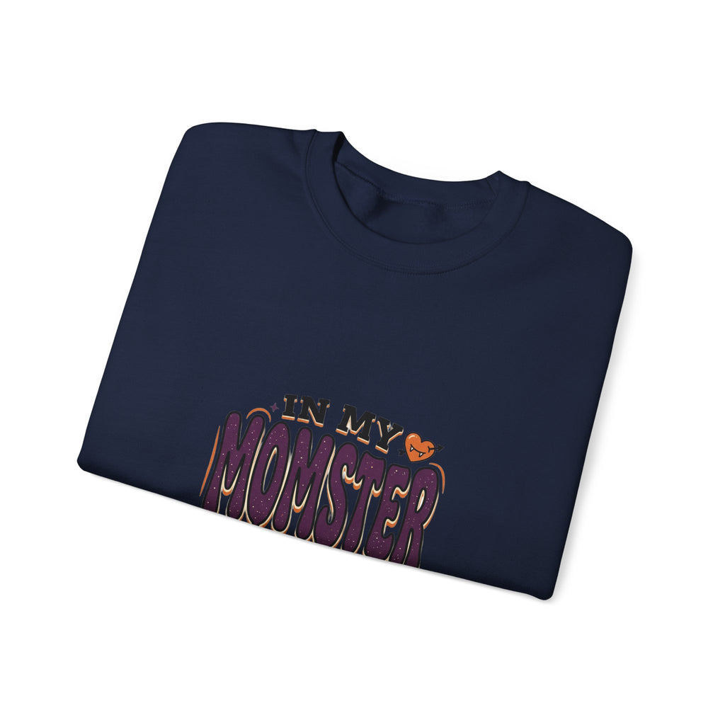 Momster Era Sweatshirt | Halloween mom, spooky purple orange retro