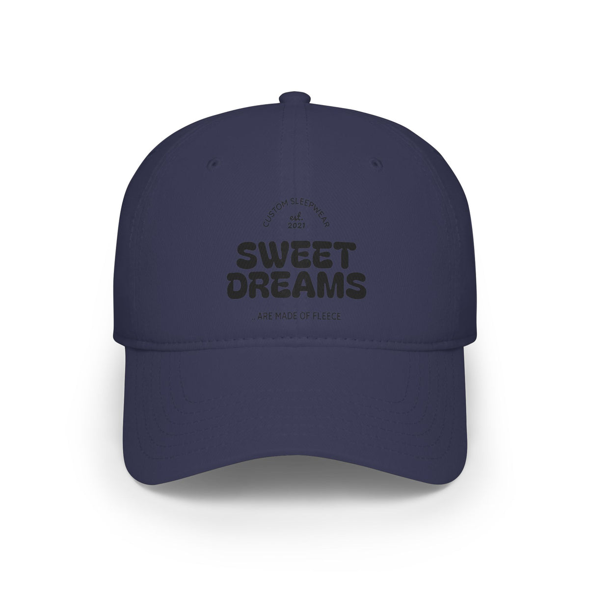 Sweet Dreams Low Profile Baseball Cap — Retro Sleepy Vibes Hat
