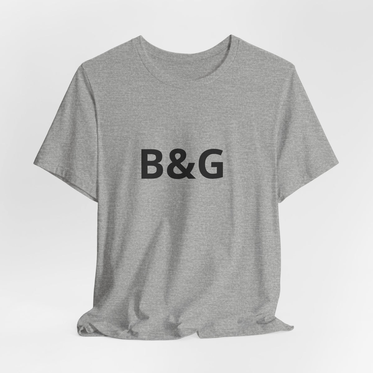 Polera Logo Minimalista B&G — Monograma Simple