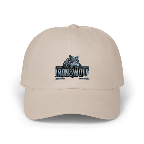 Dad Cap — Iron & Wolf Embroidered Logo Baseball Hat