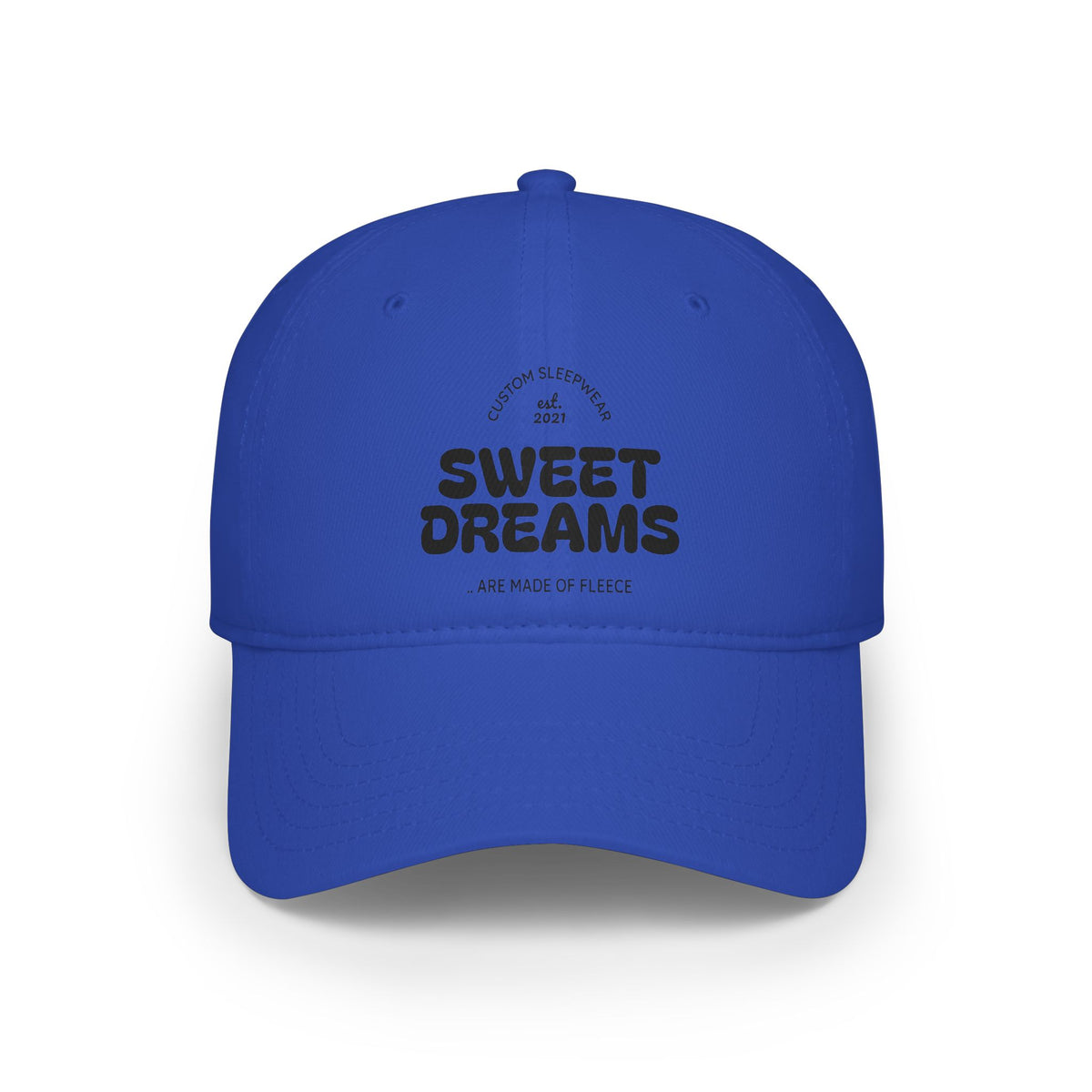 Sweet Dreams Low Profile Baseball Cap — Retro Sleepy Vibes Hat