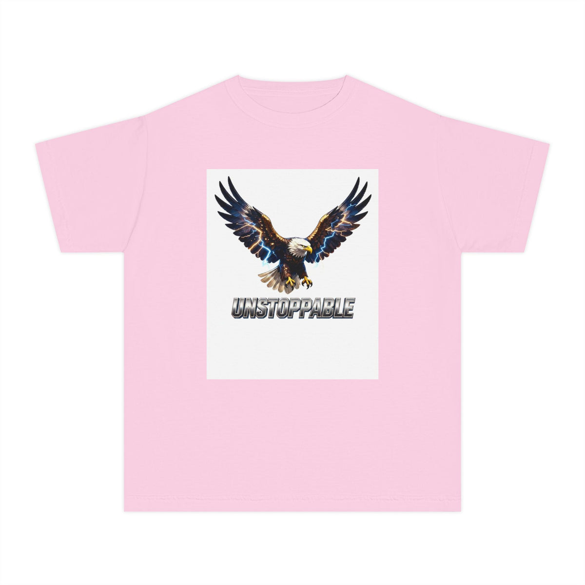 Youth Tee — Flaming Wolf "Savage" Graphic