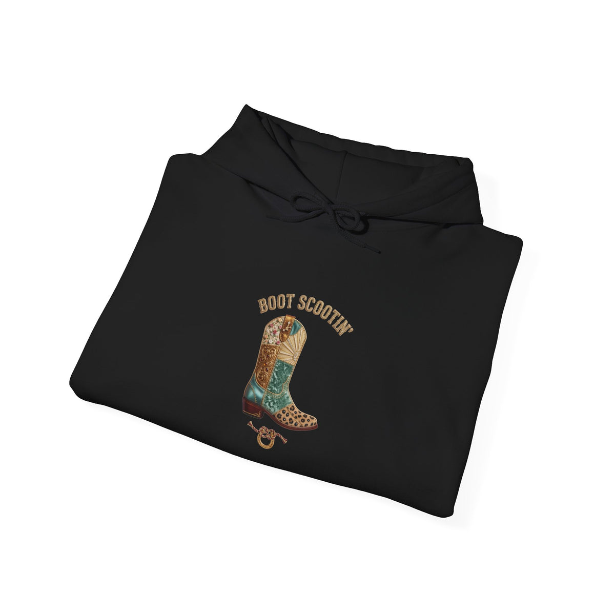 Boot Scootin' Cowboy Boot Hoodie | Country Western Graphic