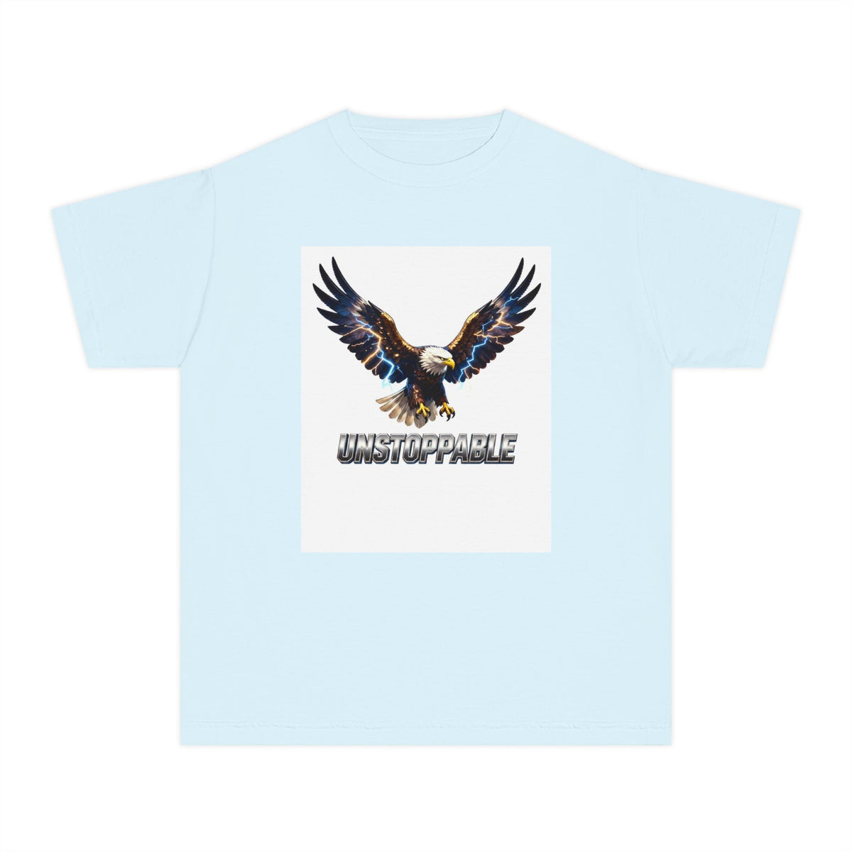 Youth Tee — Flaming Wolf "Savage" Graphic