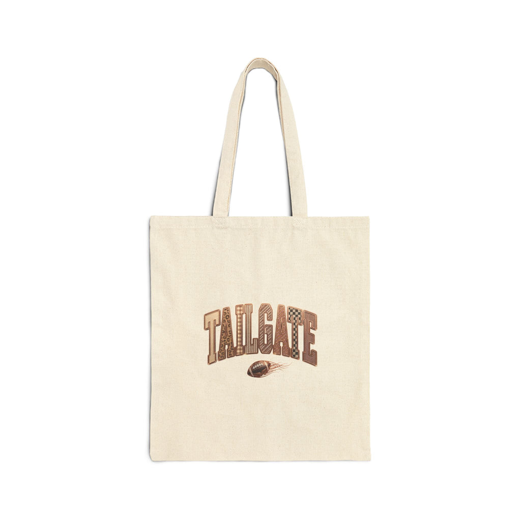 Tailgate Football Tote | Canvas Stadium Bag
