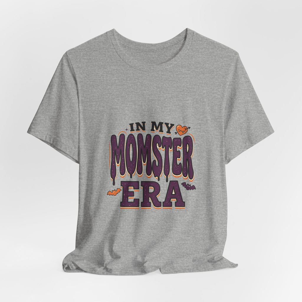In My Momster Era T-Shirt | Halloween momster tee, spooky purple orange design