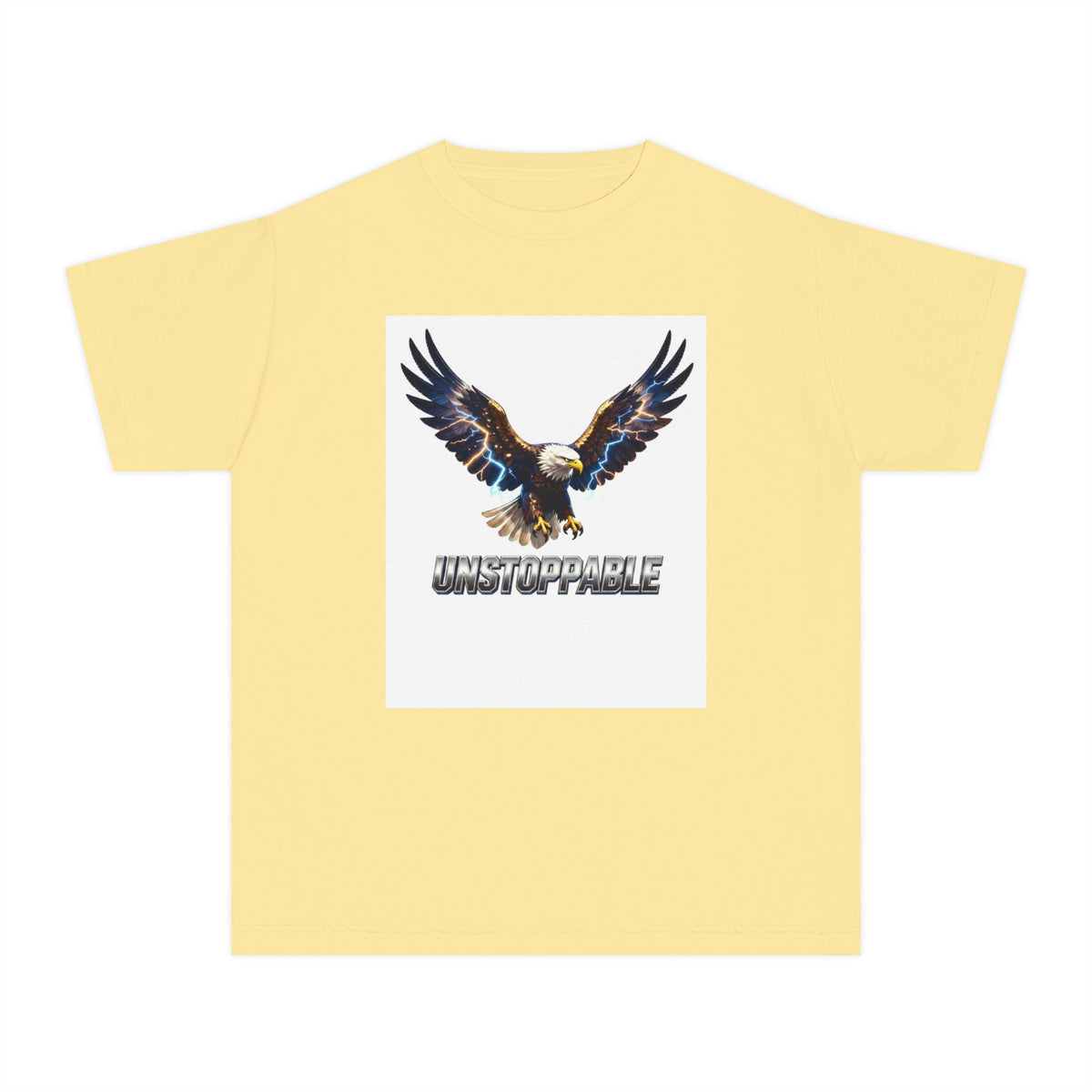 Youth Tee — Flaming Wolf "Savage" Graphic