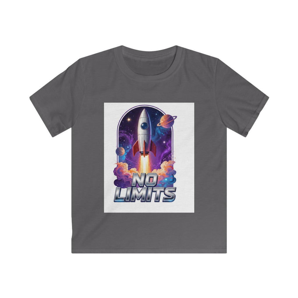 Kids Tee — 'No Limits' Rocket Space Graphic