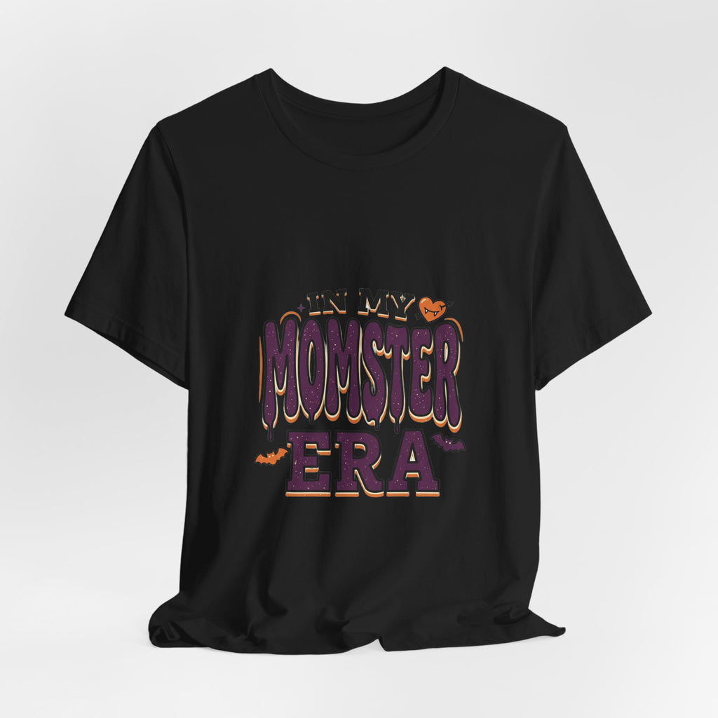 In My Momster Era T-Shirt | Halloween momster tee, spooky purple orange design