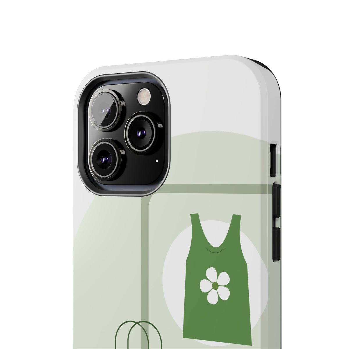 Green Shopping Icons Tough Phone Case — Eco Chic Protective Phone Cover