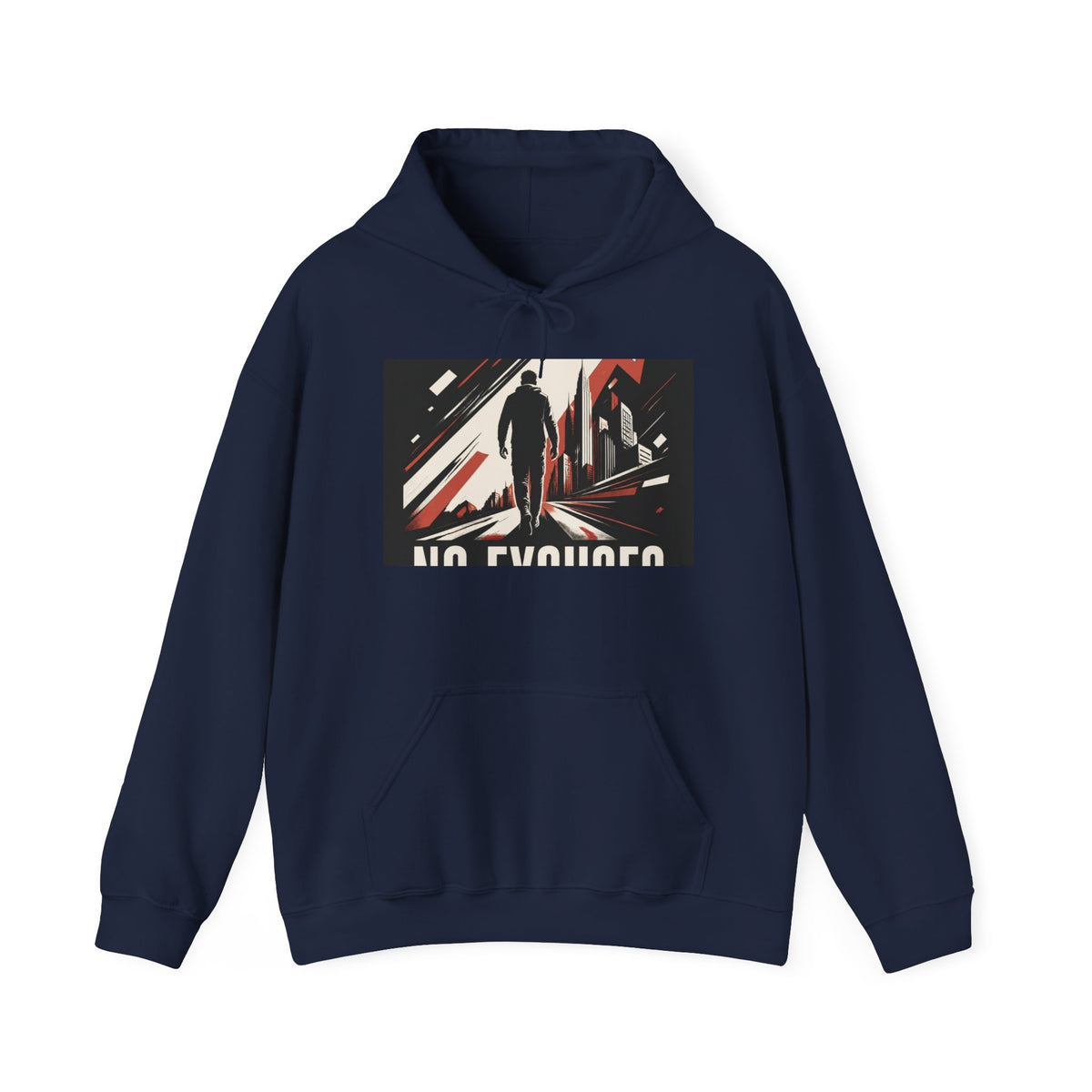 Hoodie Sin Excusas — Gráfico Motivacional Fitness