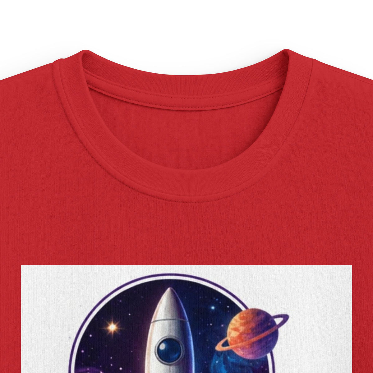 Kids Tee — 'No Limits' Rocket Space Graphic