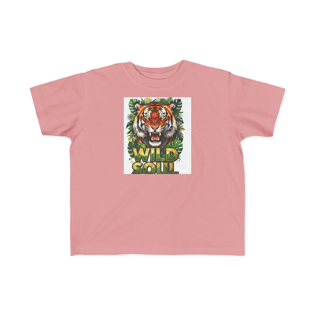 Toddler Tee — 'Wild Soul' Tiger Graphic Kids Shirt