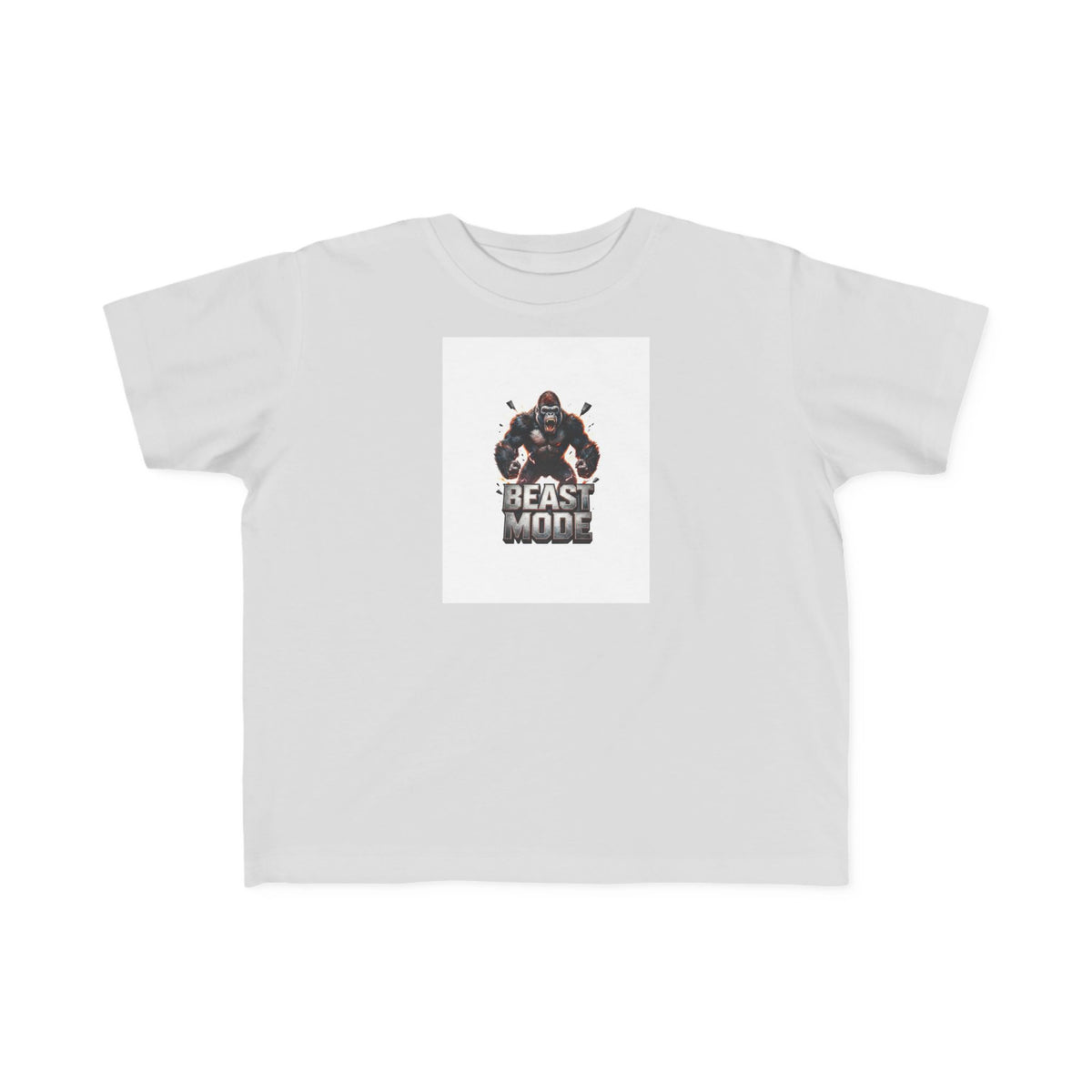 Toddler Tee - "Beast Mode" Gorilla Graphic Kids Shirt
