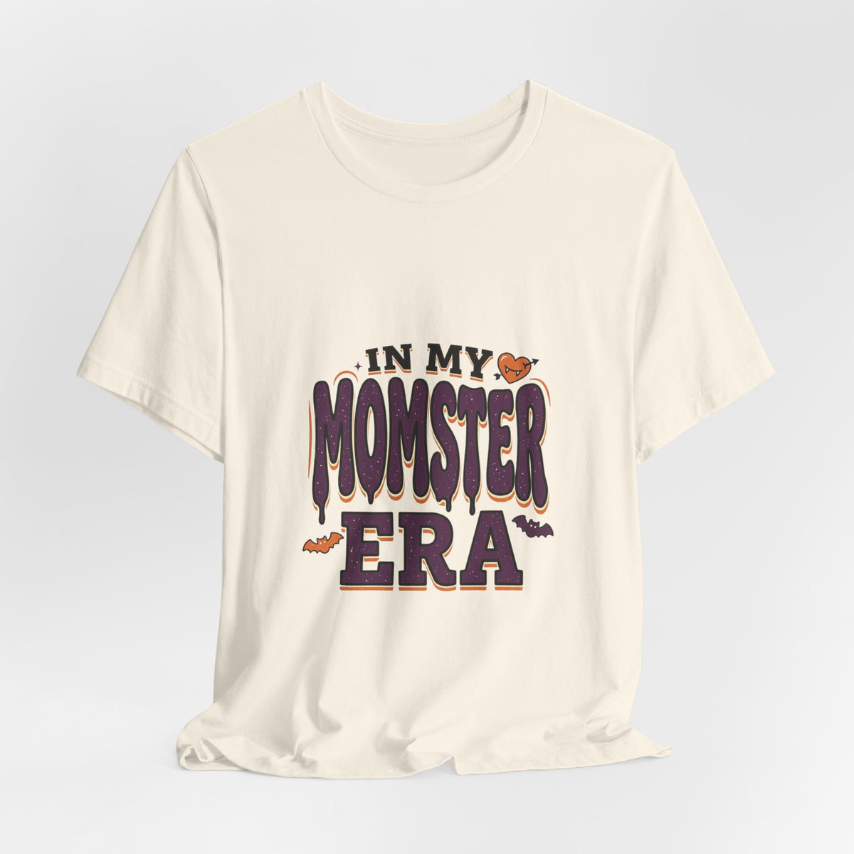 In My Momster Era T-Shirt | Halloween momster tee, spooky purple orange design