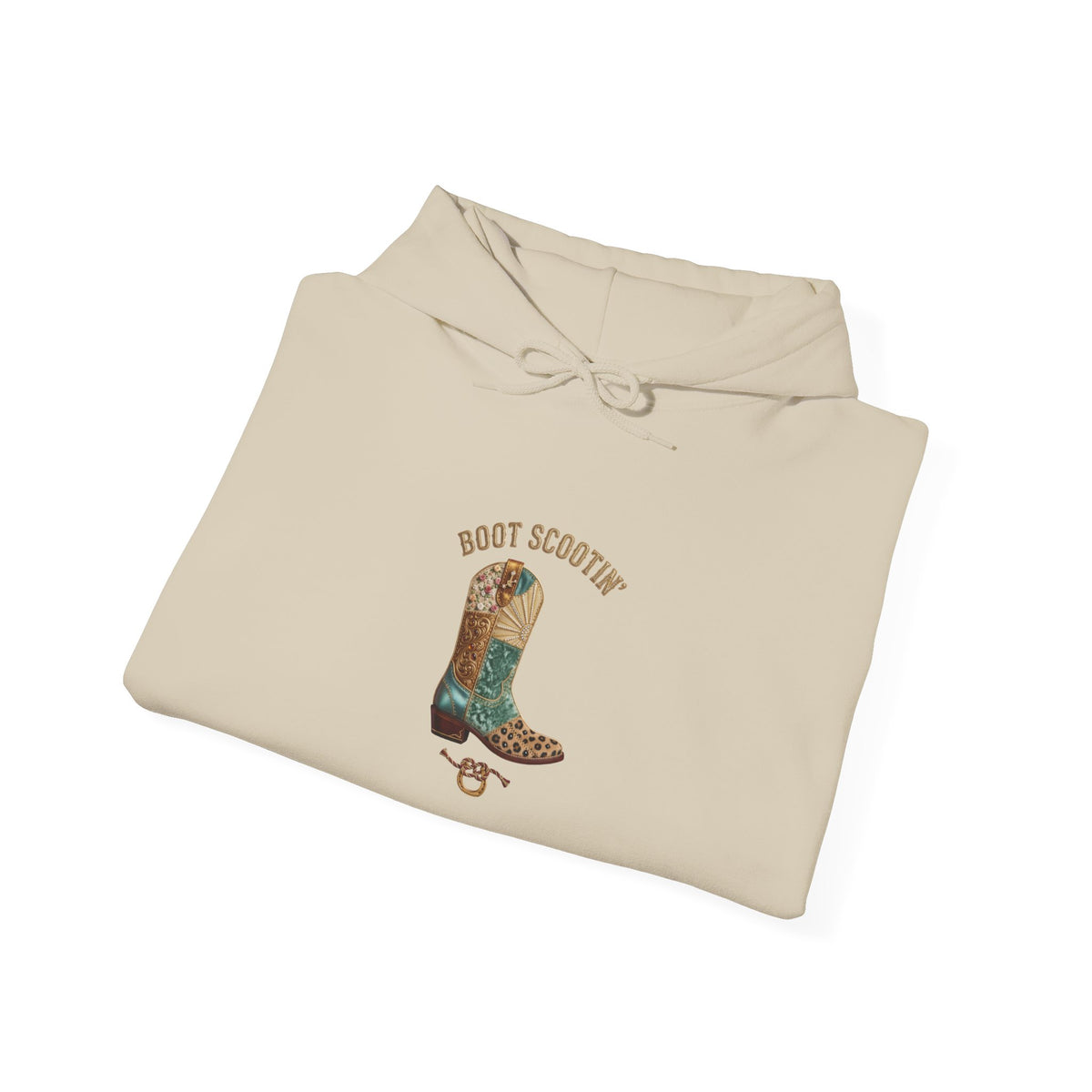 Boot Scootin' Cowboy Boot Hoodie | Country Western Graphic