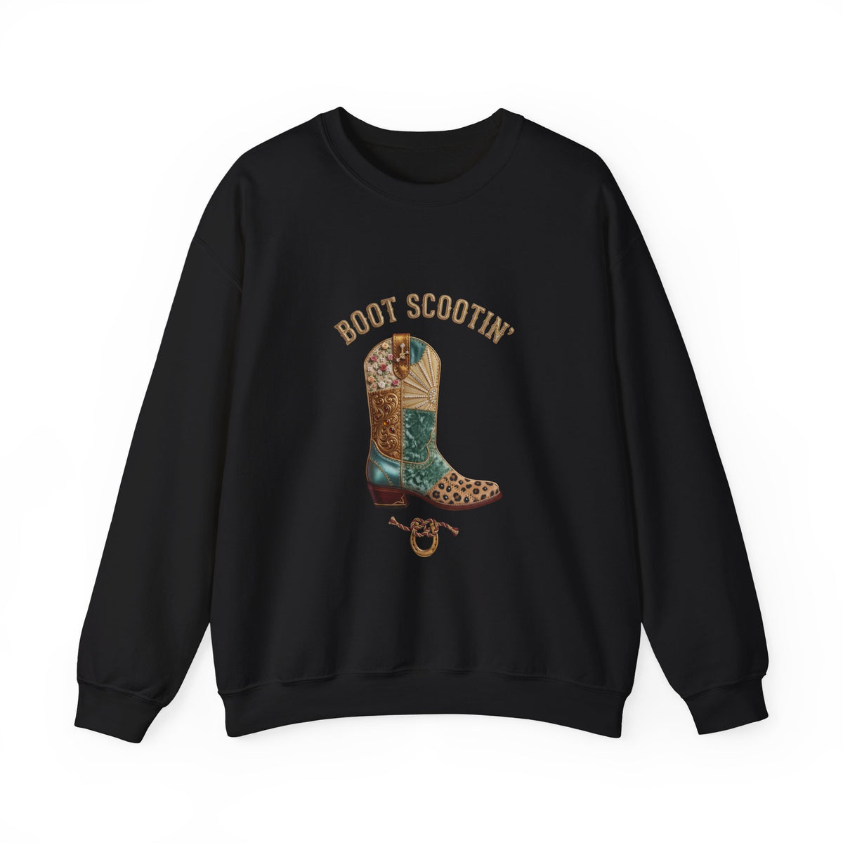 Boot Scootin' Cowboy Boot Sweatshirt | Country Western Cowgirl Ranch