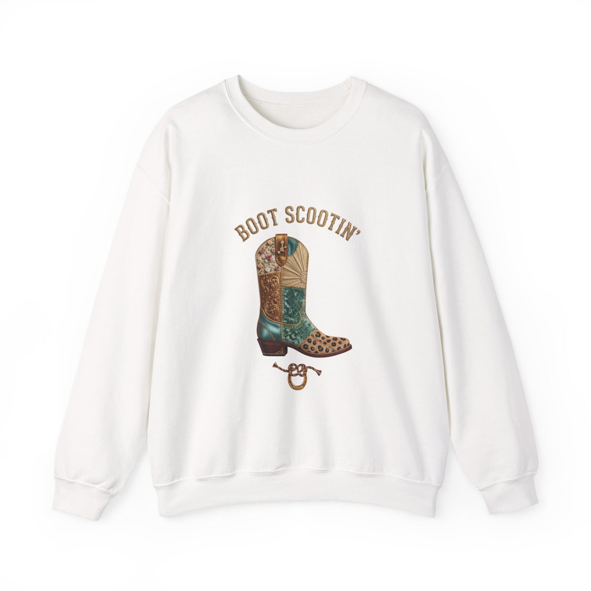 Boot Scootin' Cowboy Boot Sweatshirt | Country Western Cowgirl Ranch