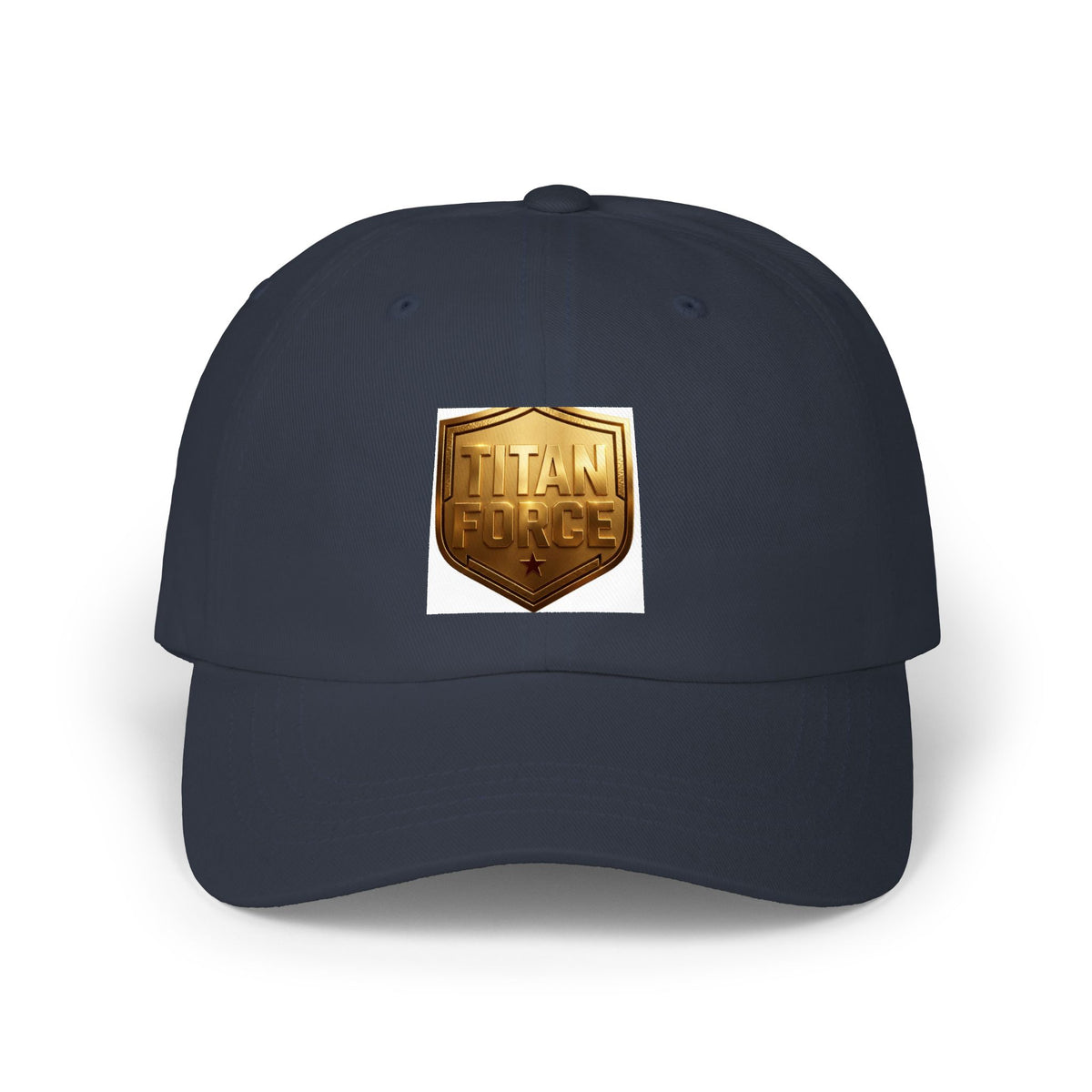 Titan Forge Gold Shield Dad Cap