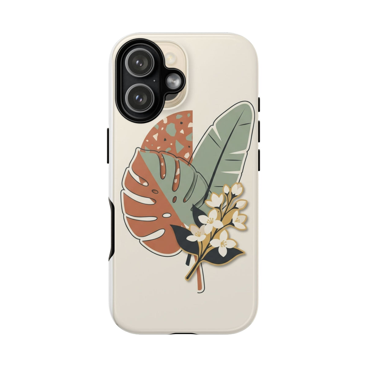 Tropical Leaves Phone Case — Floral Monstera Protective Cover