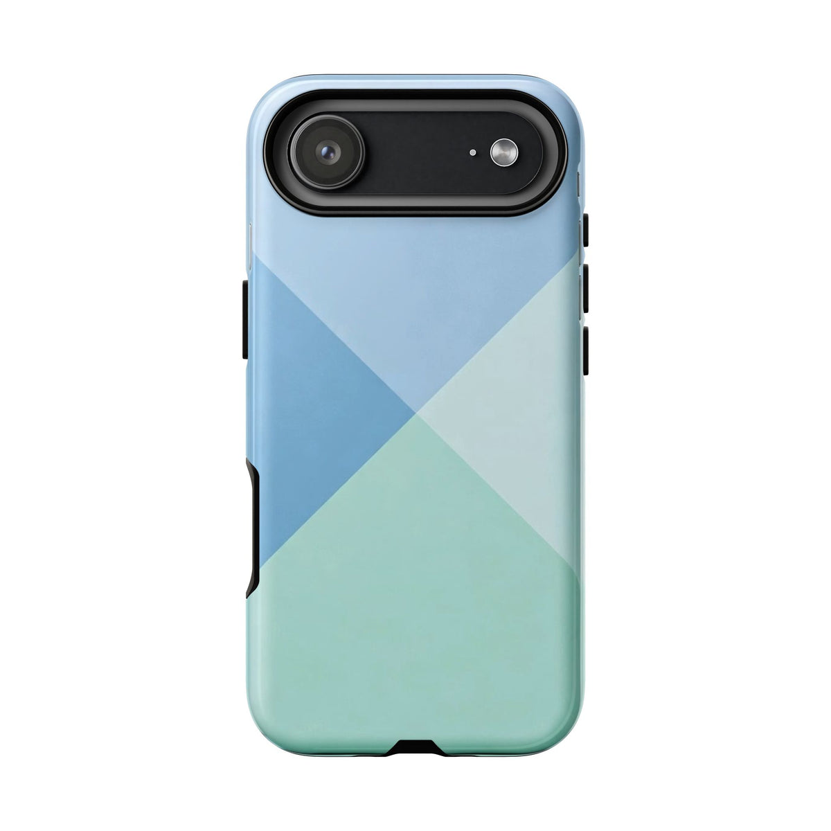 Geometric Mint & Sky Tough Phone Case