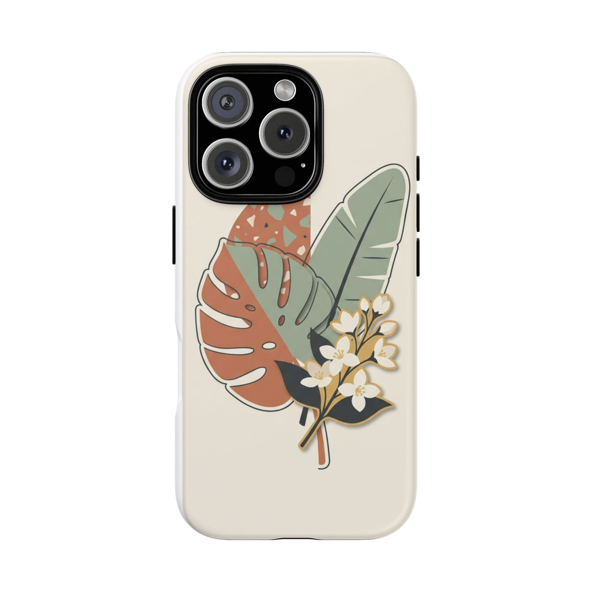 Tropical Leaves Phone Case — Floral Monstera Protective Cover