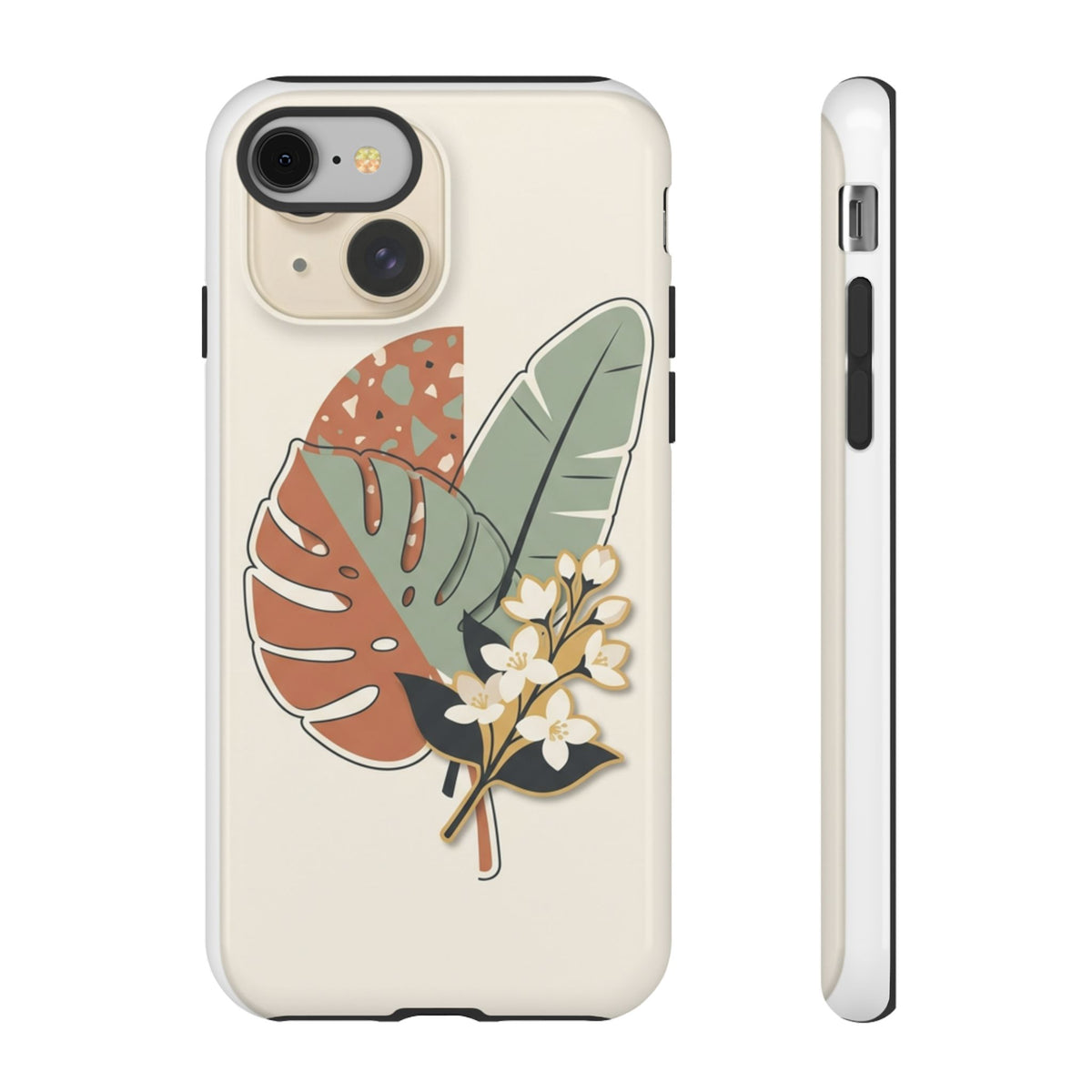 Tropical Leaves Phone Case — Floral Monstera Protective Cover