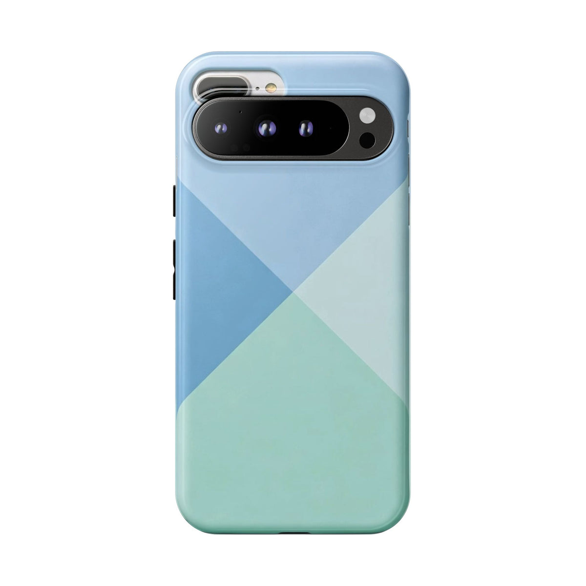 Geometric Mint & Sky Tough Phone Case