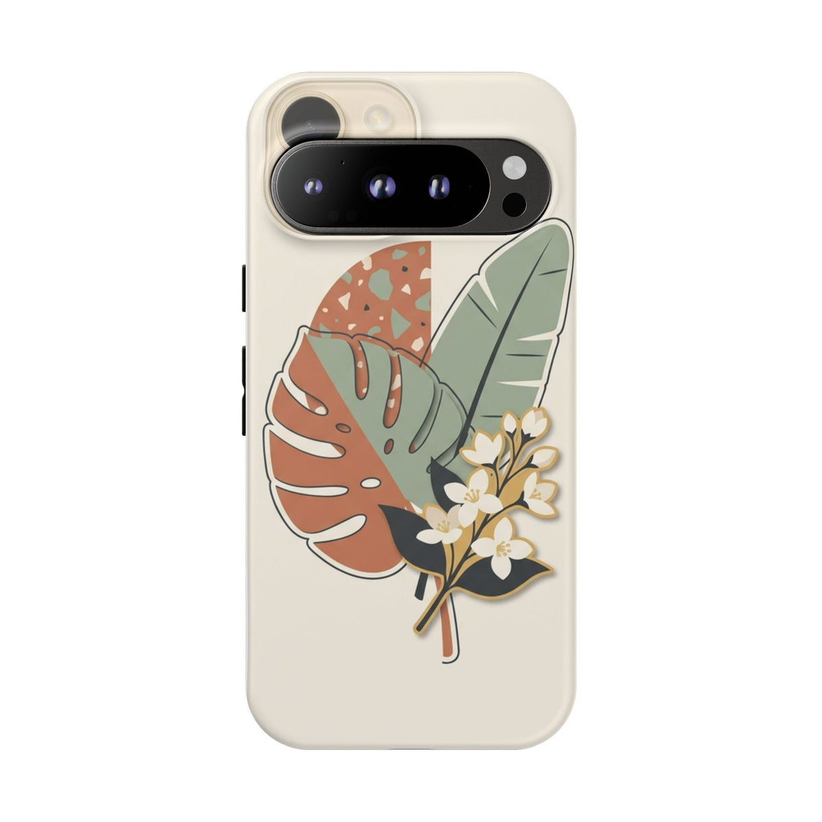 Tropical Leaves Phone Case — Floral Monstera Protective Cover