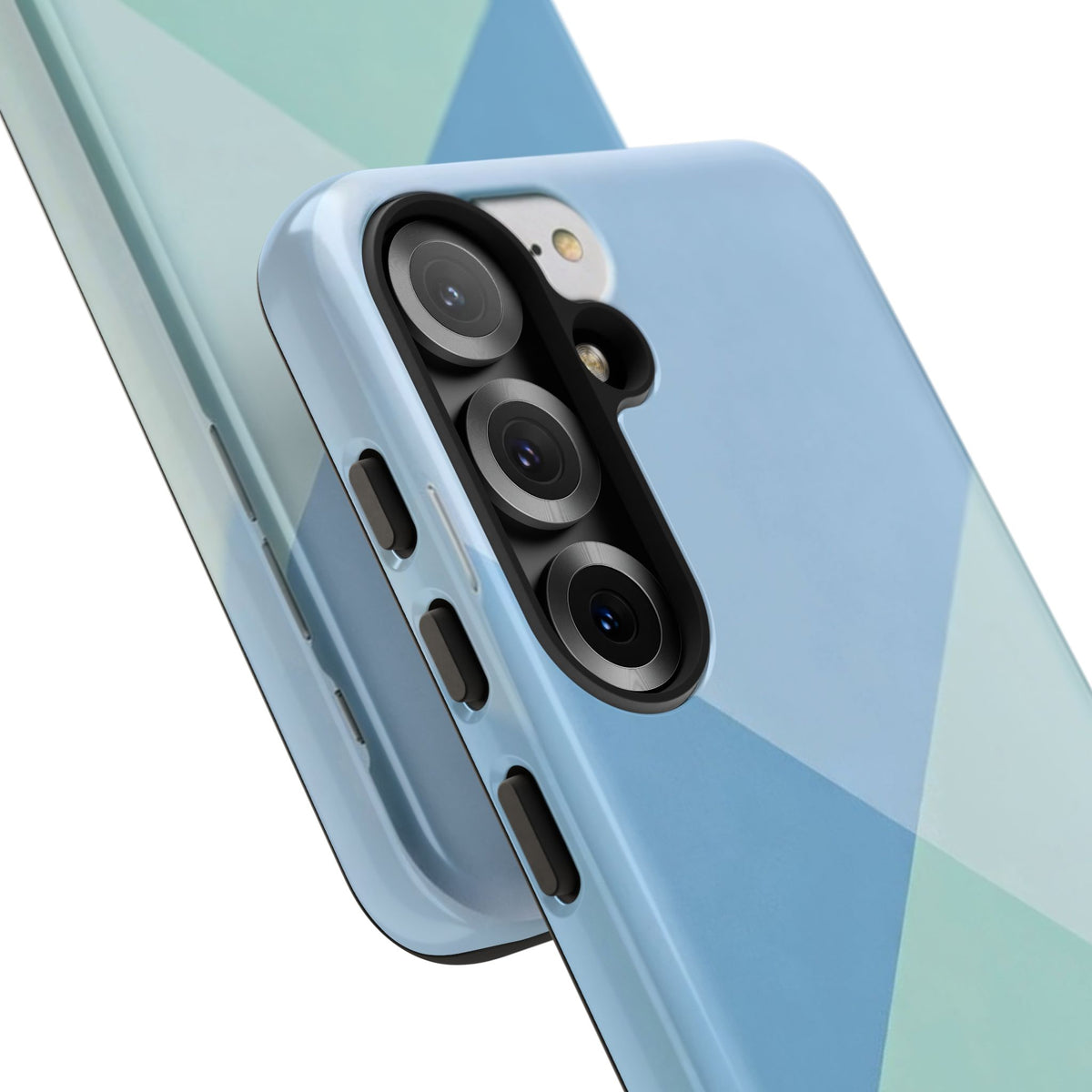 Geometric Mint & Sky Tough Phone Case