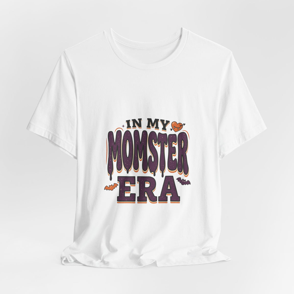 In My Momster Era T-Shirt | Halloween momster tee, spooky purple orange design