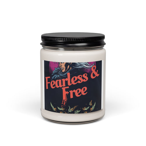 Fearless & Free Scented Soy Candle — 9oz Inspirational Aromatherapy Jar