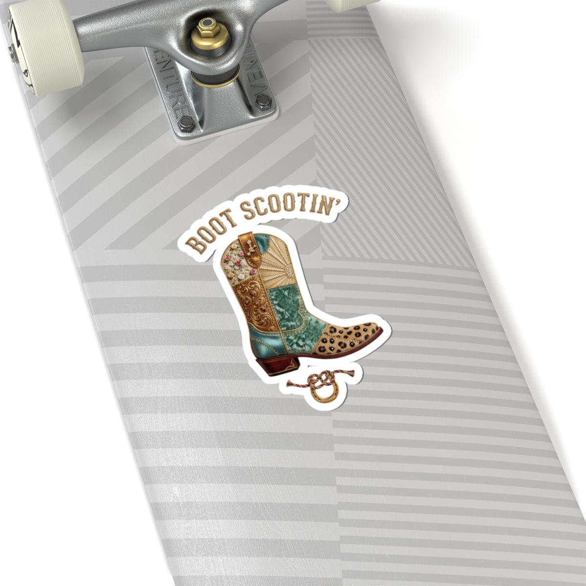 Boot Scootin' Cowboy Boot Sticker | Country Western Sticker