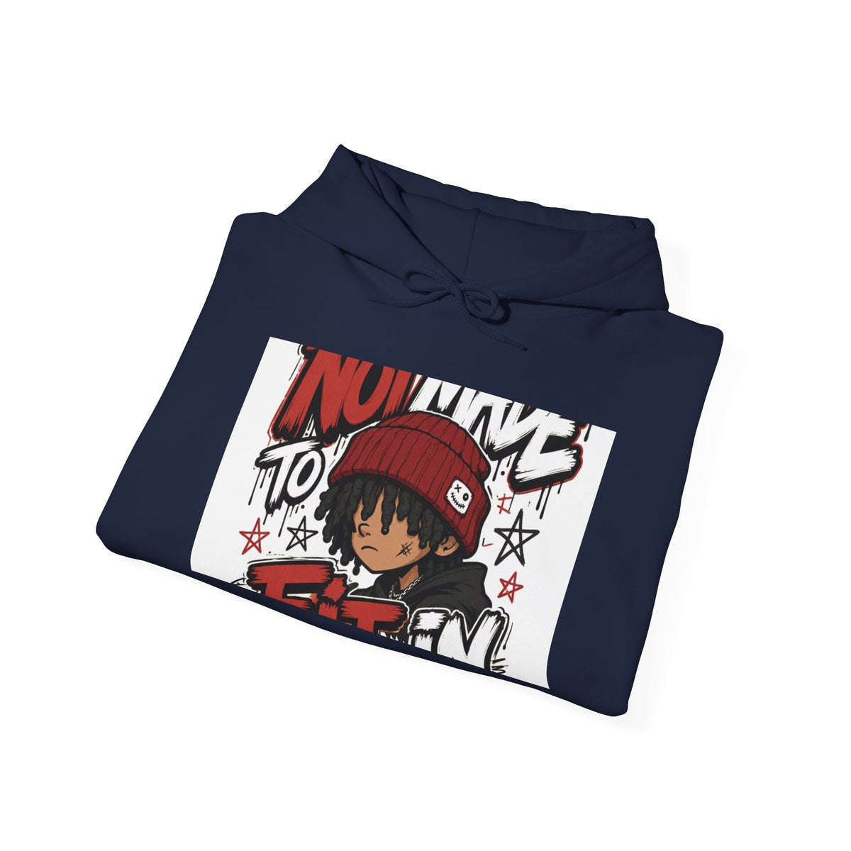 Hoodie — 'No Time to Explain' Anime Streetwear Pullover
