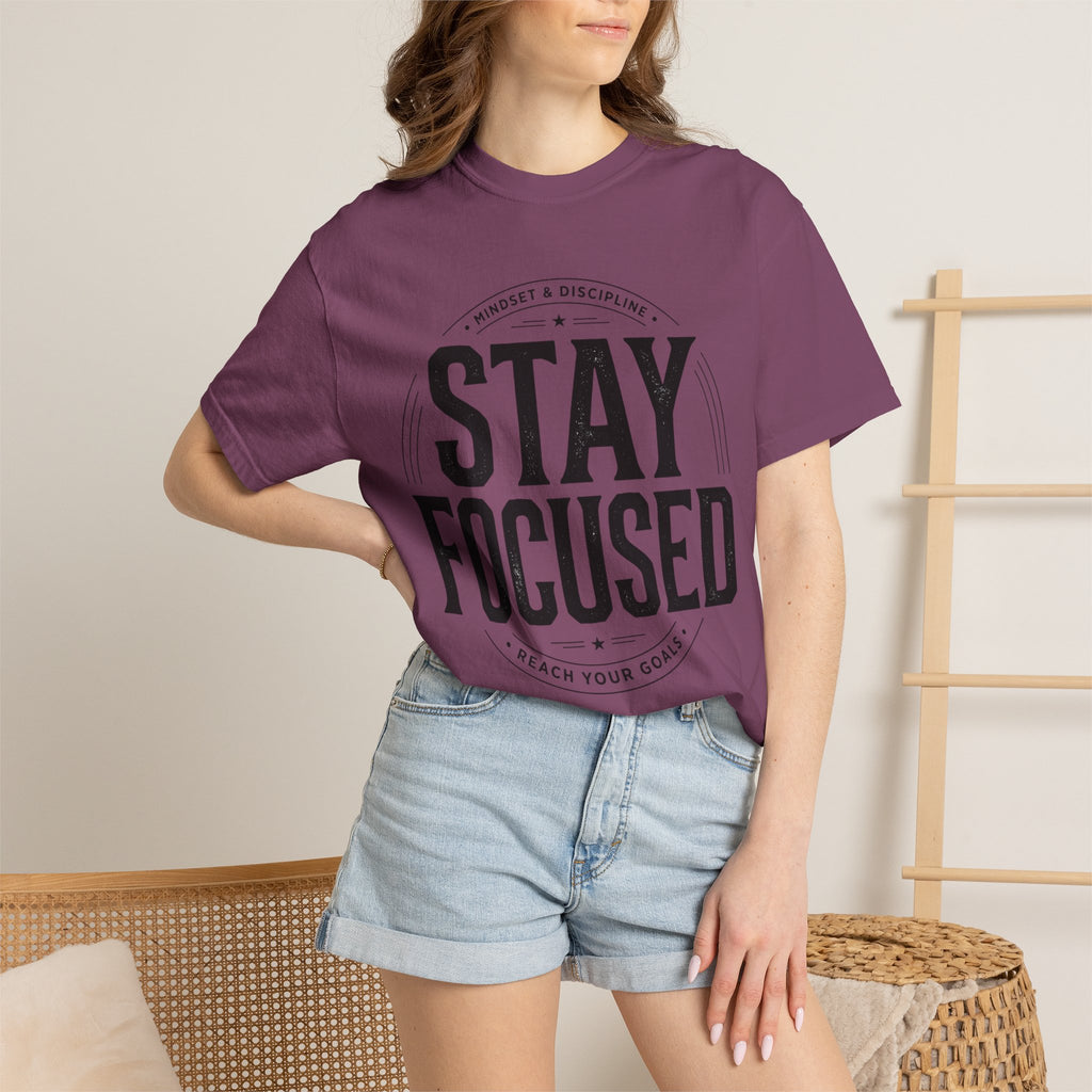Polera Mantén el Enfoque — Motivacional Fitness