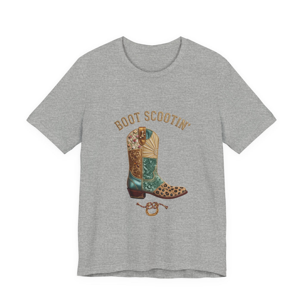 Boot Scootin' Cowboy Boot T-Shirt | Country Western Graphic Tee