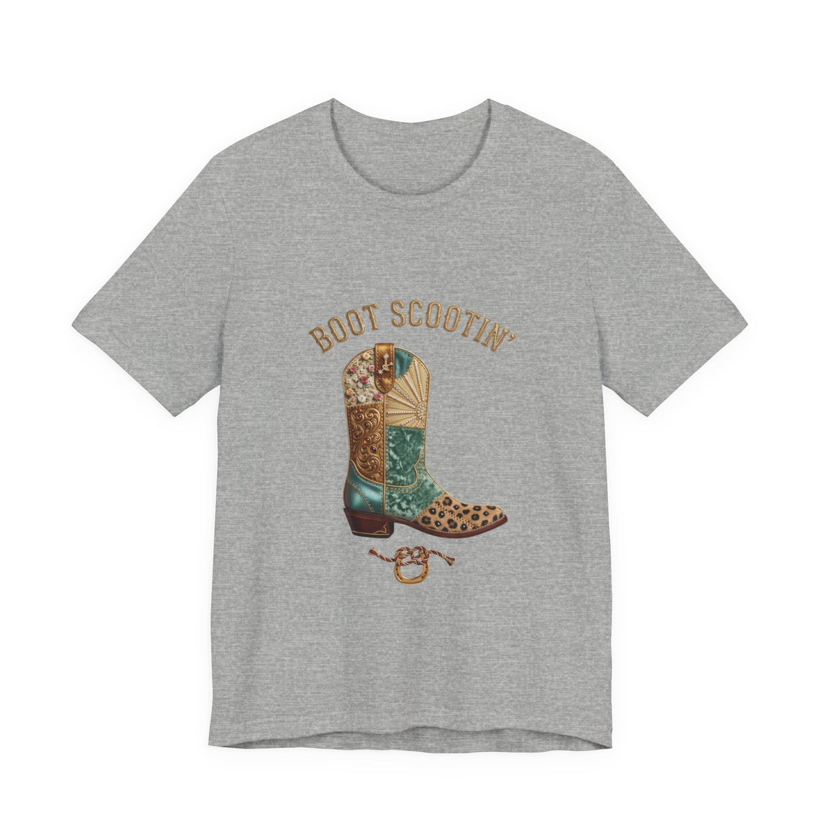 Boot Scootin' Cowboy Boot T-Shirt | Country Western Graphic Tee