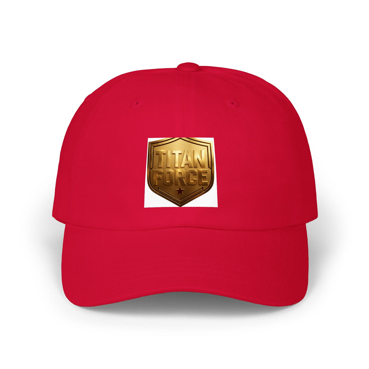 Titan Forge Gold Shield Dad Cap