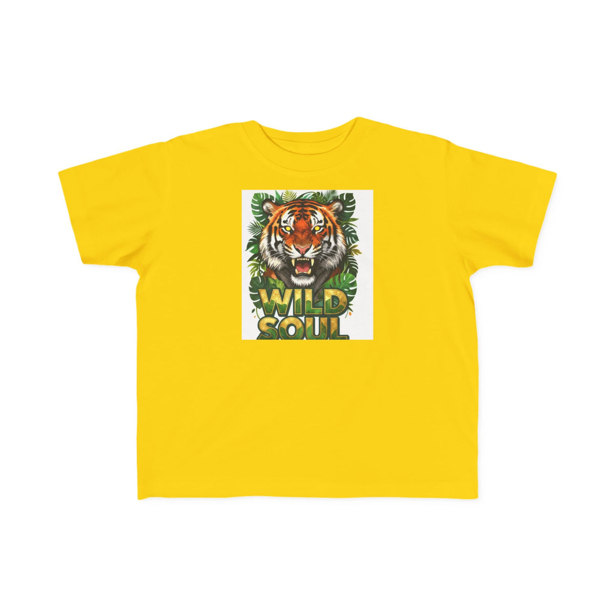 Toddler Tee — 'Wild Soul' Tiger Graphic Kids Shirt