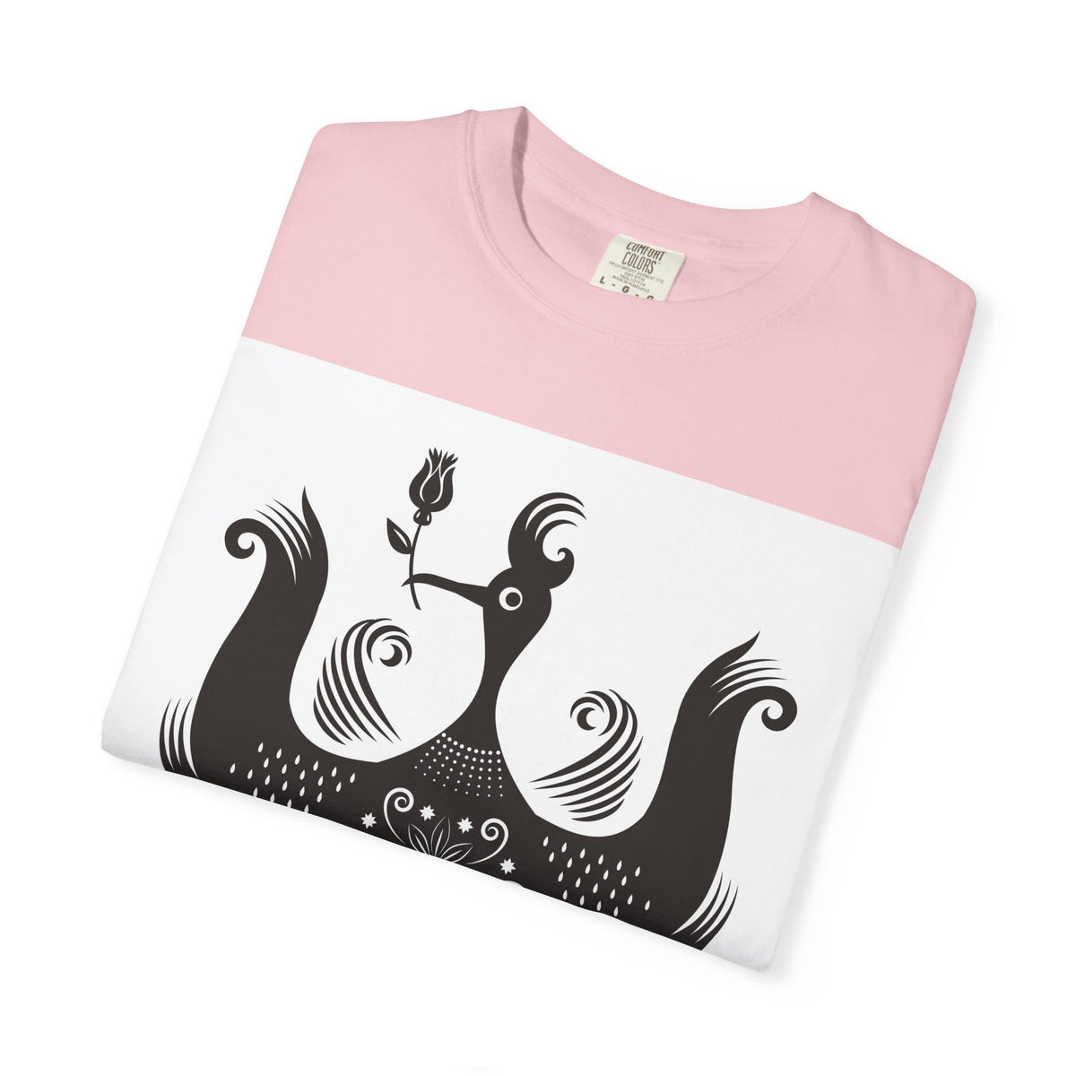 Polera Fénix Arte Popular — Ave Mítica Estilizada