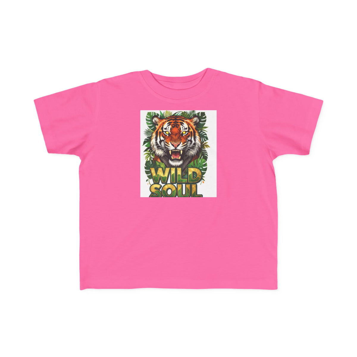 Toddler Tee — 'Wild Soul' Tiger Graphic Kids Shirt