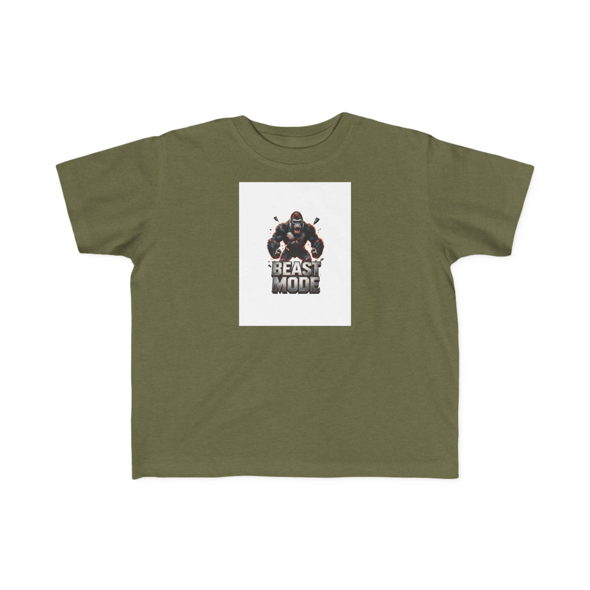 Toddler Tee - "Beast Mode" Gorilla Graphic Kids Shirt