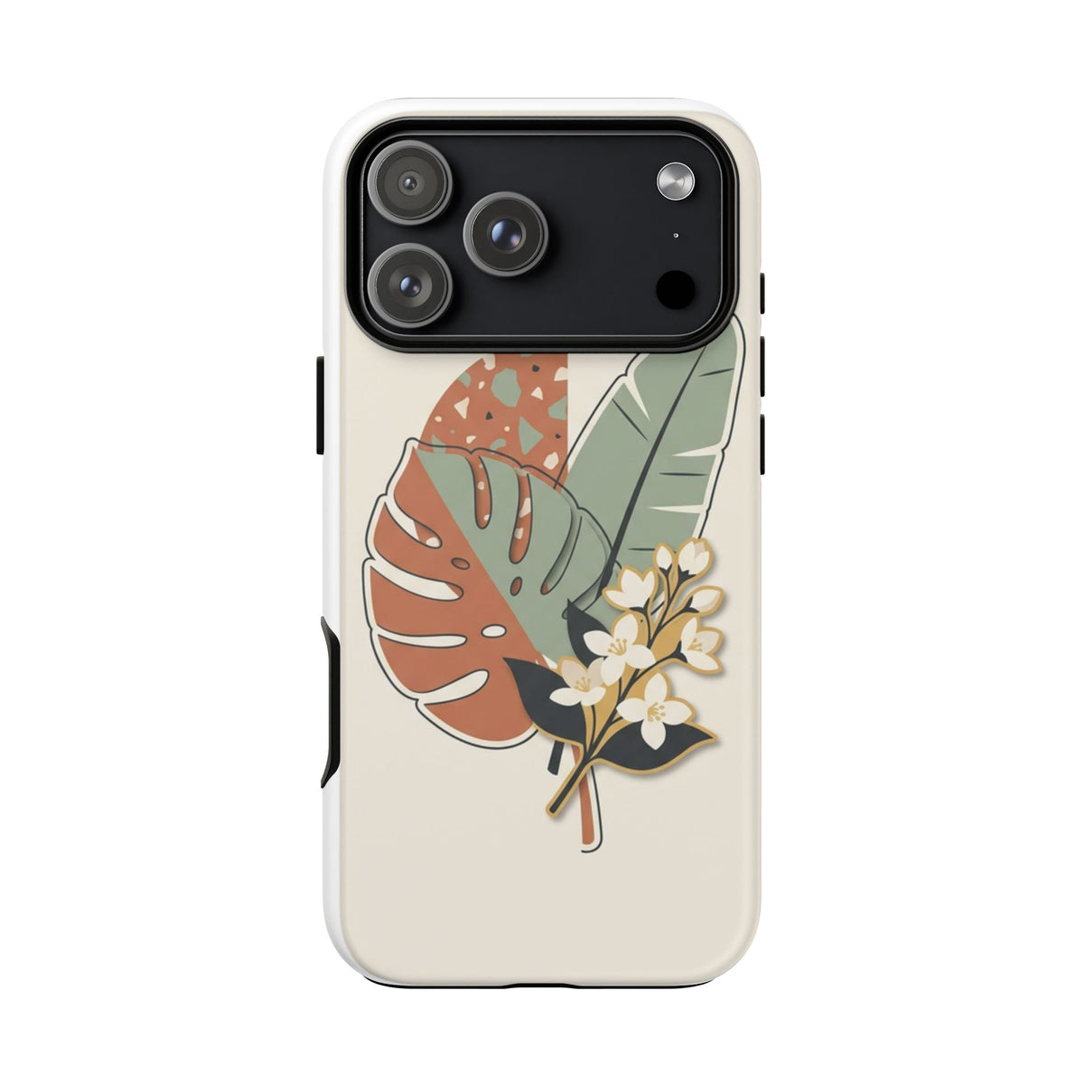 Tropical Leaves Phone Case — Floral Monstera Protective Cover