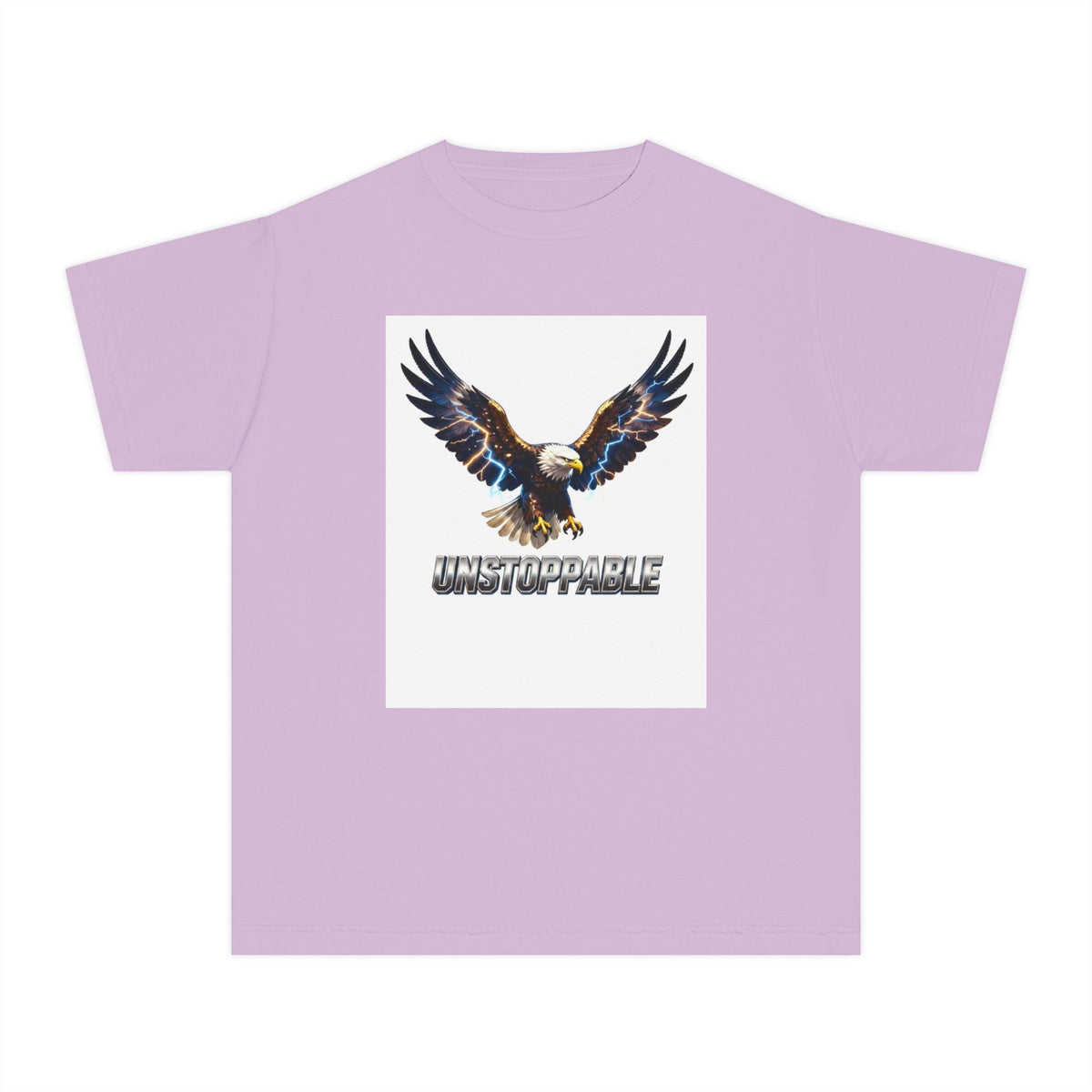 Youth Tee — Flaming Wolf "Savage" Graphic