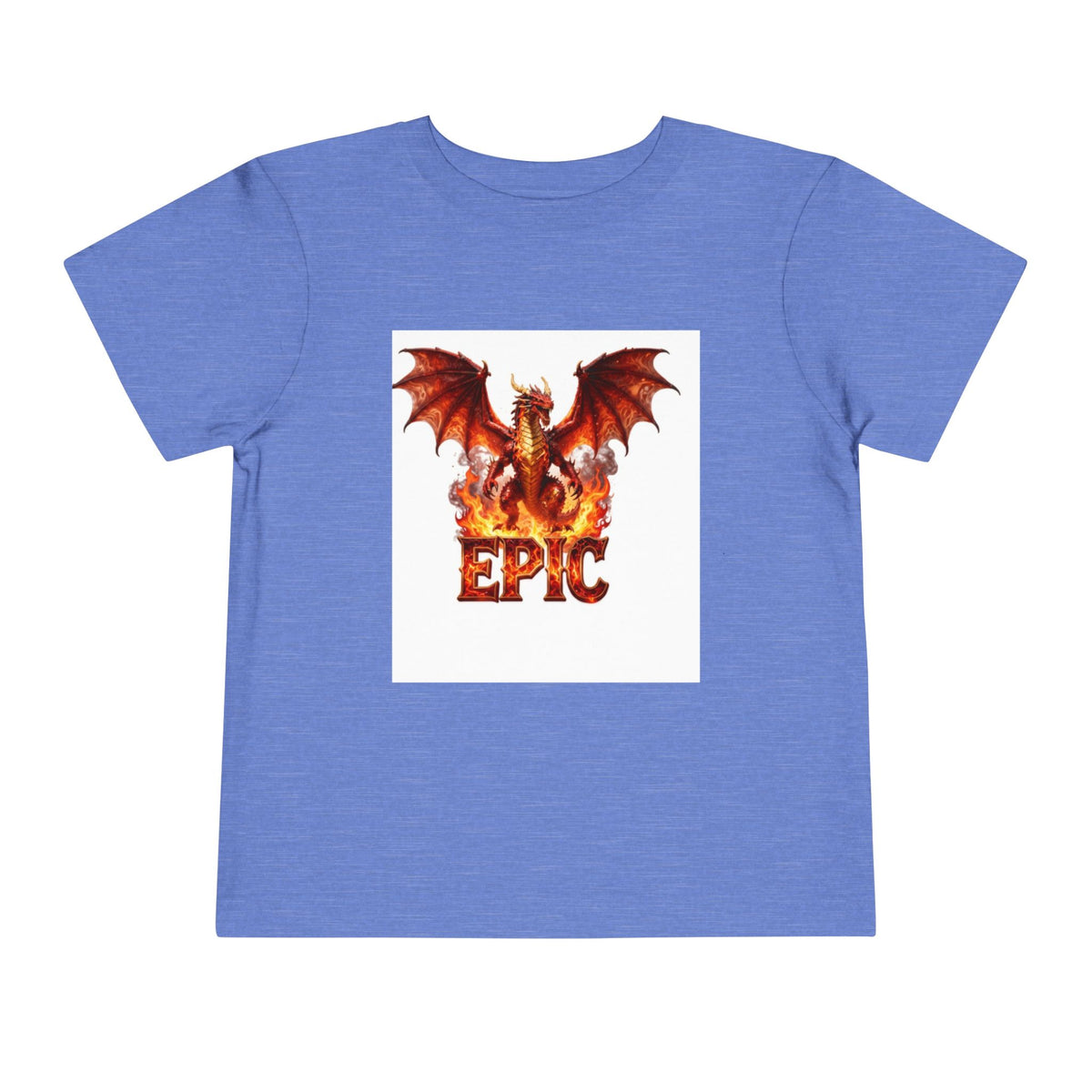 Epic Dragon Toddler Tee — Fiery Dragon Graphic Kids T-Shirt
