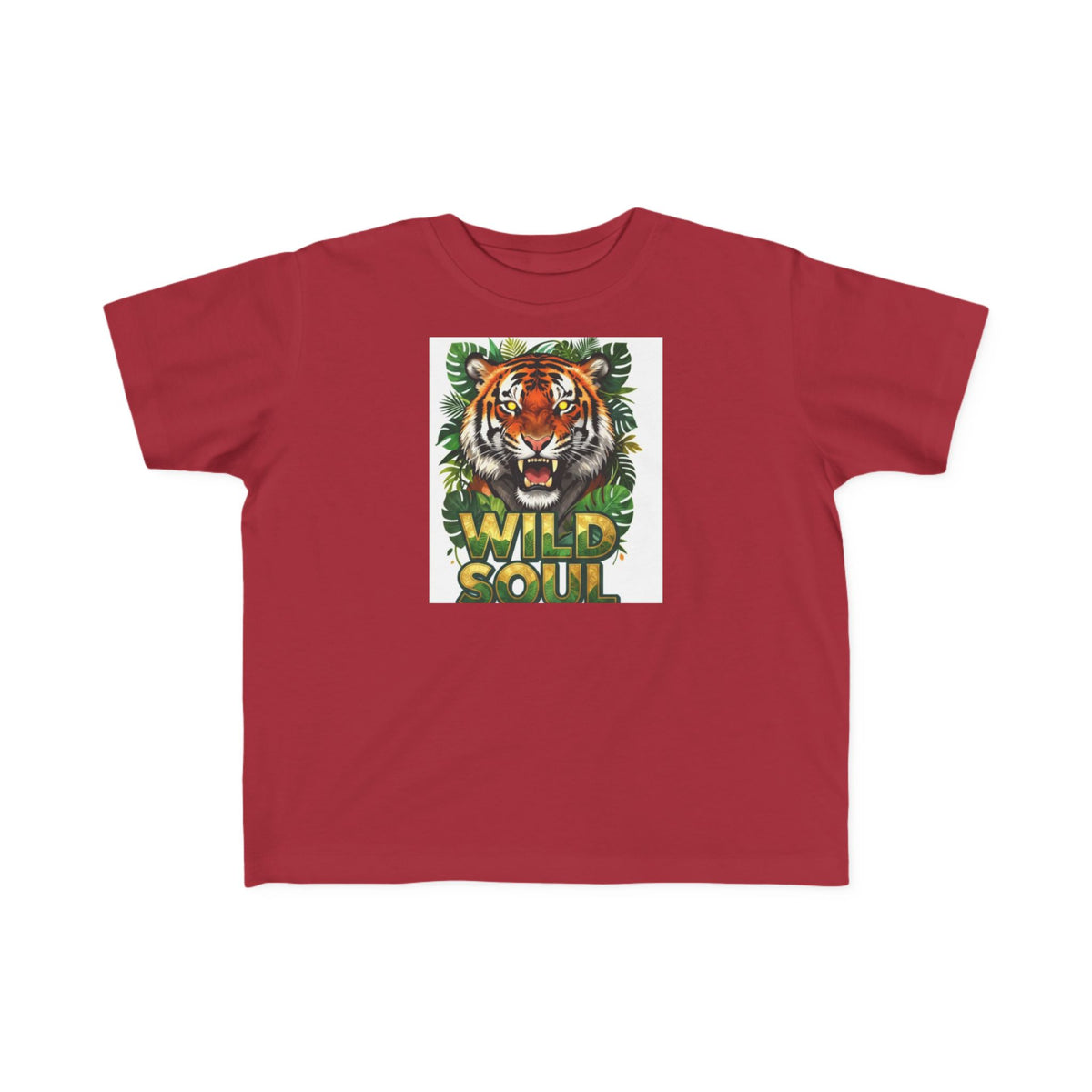 Toddler Tee — 'Wild Soul' Tiger Graphic Kids Shirt