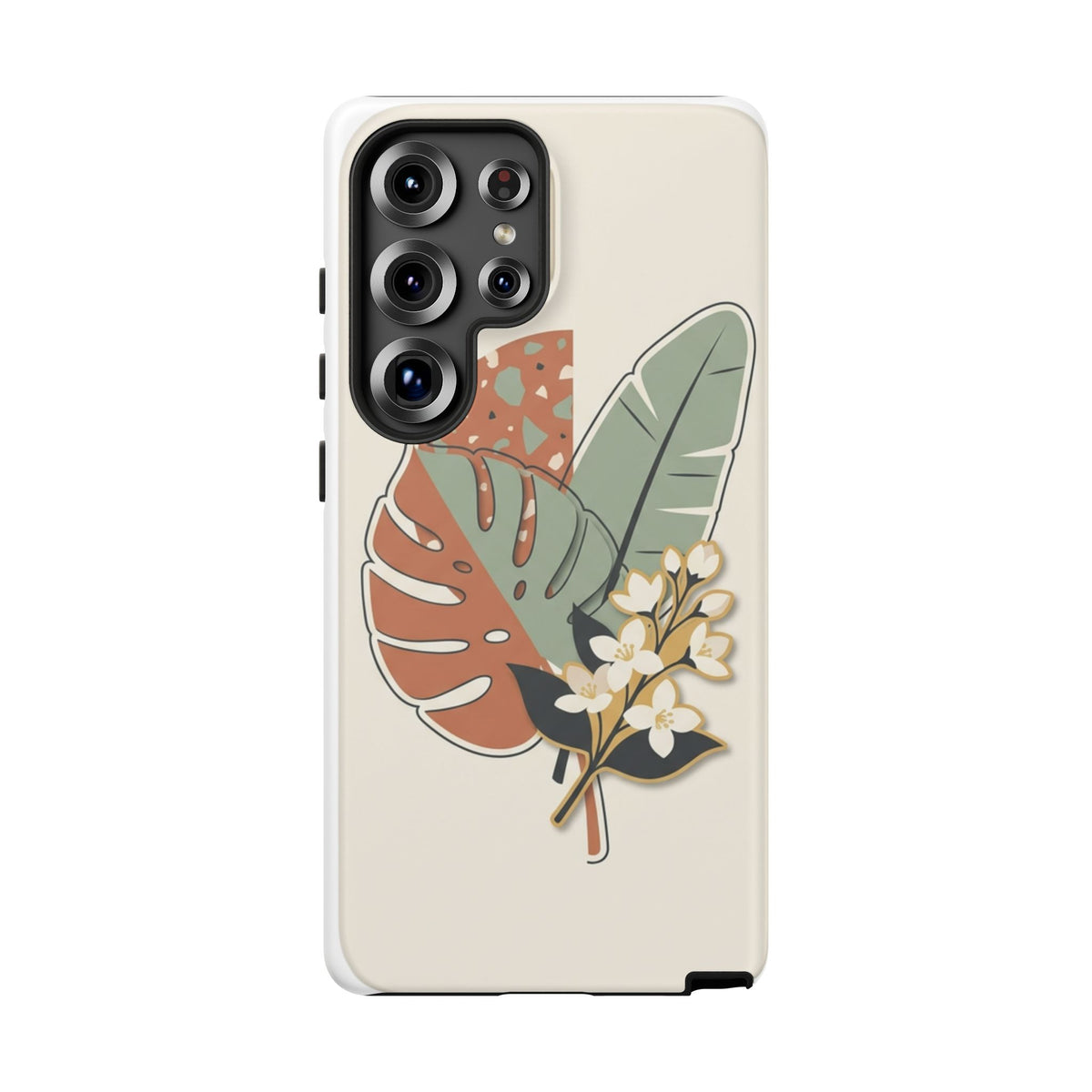 Tropical Leaves Phone Case — Floral Monstera Protective Cover