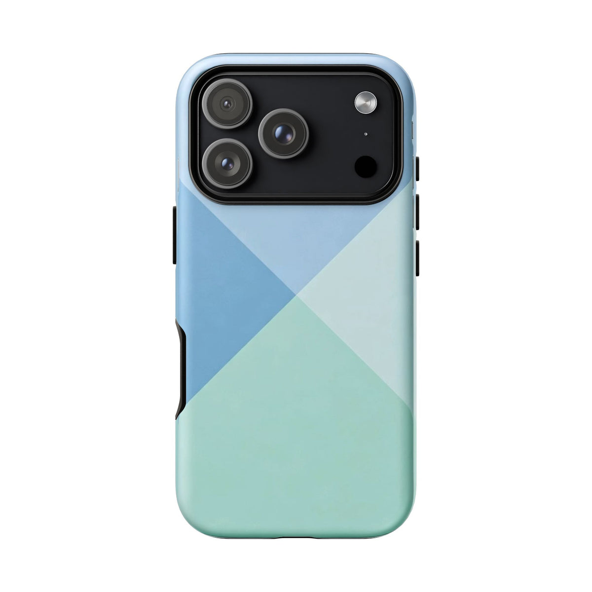 Geometric Mint & Sky Tough Phone Case
