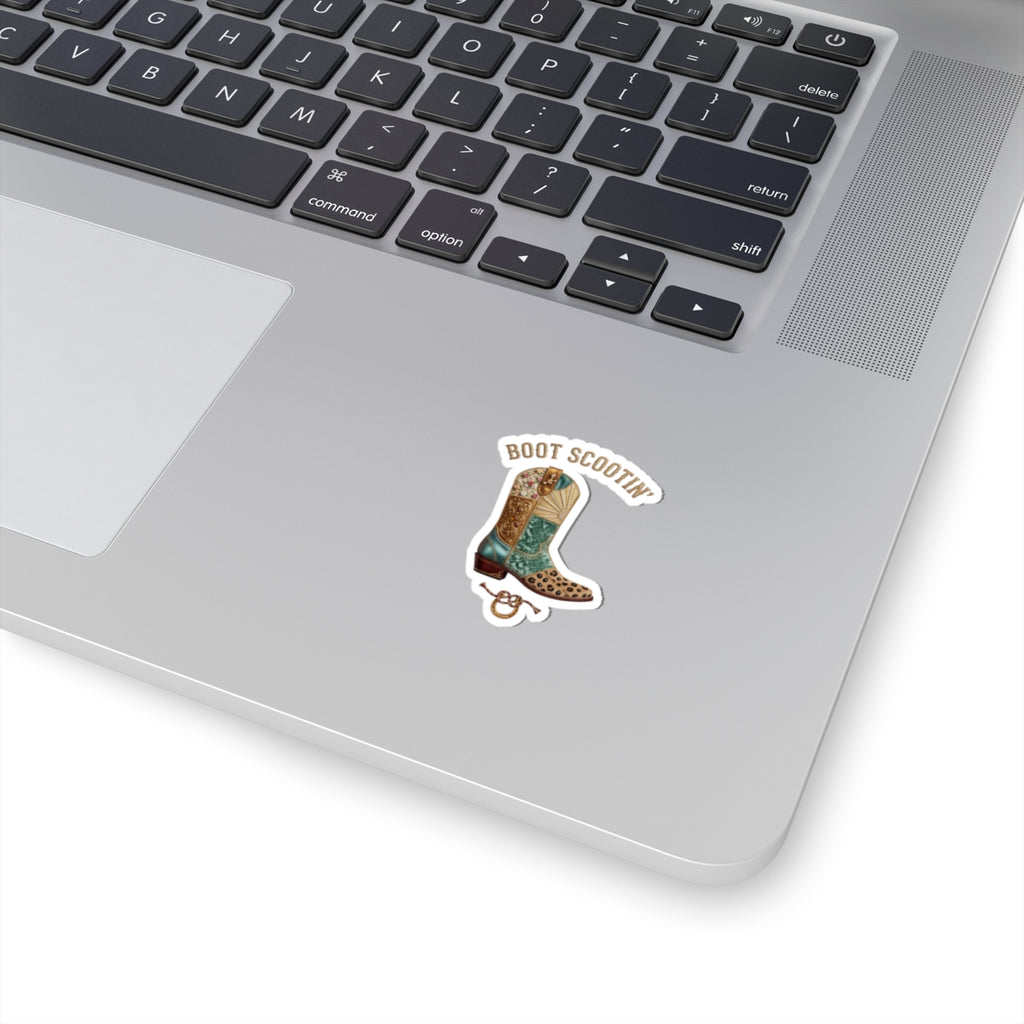 Boot Scootin' Cowboy Boot Sticker | Country Western Sticker